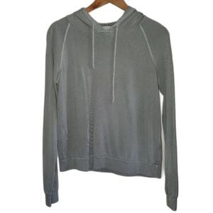 Marine Layer Marina Hoodie Gray Green Pullover Lightweight Hoodie Size Small